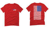 Vintage American Flag United States of America USA For men T Shirt