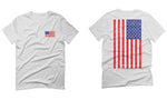 Vintage American Flag United States of America USA For men T Shirt