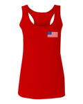 Vintage American Flag United States of America USA  women's Tank Top sleeveless Racerback
