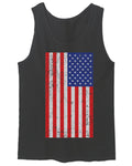 Vintage u.s. American Flag United States of America USA Proud men's Tank Top