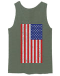 Vintage u.s. American Flag United States of America USA Proud men's Tank Top