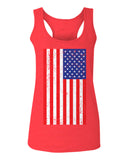 Vintage u.s. American Flag United States of America USA Proud  women's Tank Top sleeveless Racerback