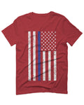 Big Flag USA American Police Support Blue Lives Matter Thin Line For men T Shirt