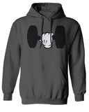 Funny Cool Workout weigths Lift Cartoon Glove Dumbells Dumbell Sweatshirt Hoodie