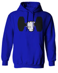 Funny Cool Workout weigths Lift Cartoon Glove Dumbells Dumbell Sweatshirt Hoodie