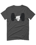 Funny Cool Workout weigths Lift Cartoon Glove Dumbells Dumbell For men T Shirt