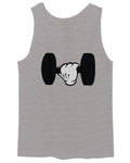 Funny Cool Workout weigths Lift Cartoon Glove Dumbells Dumbell men's Tank Top