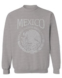 VICES AND VIRTUESS Front Hecho En Mexico Mexican Flag Coat of Arms Escudo Mexicano men's Crewneck Sweatshirt