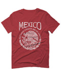 VICES AND VIRTUESS Front Hecho En Mexico Mexican Flag Coat of Arms Escudo Mexicano For men T Shirt