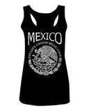 VICES AND VIRTUESS Front Hecho En Mexico Mexican Flag Coat of Arms Escudo Mexicano  women's Tank Top sleeveless Racerback