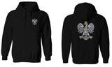 Poland Pride Vintage Style Retro Polish Eagle Flag Polska Soccer Sweatshirt Hoodie