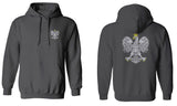 Poland Pride Vintage Style Retro Polish Eagle Flag Polska Soccer Sweatshirt Hoodie