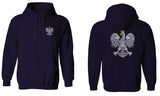 Poland Pride Vintage Style Retro Polish Eagle Flag Polska Soccer Sweatshirt Hoodie