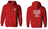 Poland Pride Vintage Style Retro Polish Eagle Flag Polska Soccer Sweatshirt Hoodie