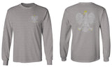 Poland Pride Vintage Style Retro Polish Eagle Flag Polska Soccer mens Long sleeve t shirt