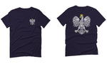 Poland Pride Vintage Style Retro Polish Eagle Flag Polska Soccer For men T Shirt