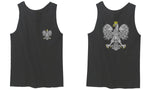 Poland Pride Vintage Style Retro Polish Eagle Flag Polska Soccer men's Tank Top