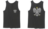 Poland Pride Vintage Style Retro Polish Eagle Flag Polska Soccer men's Tank Top