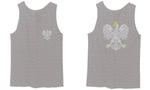Poland Pride Vintage Style Retro Polish Eagle Flag Polska Soccer men's Tank Top
