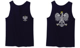 Poland Pride Vintage Style Retro Polish Eagle Flag Polska Soccer men's Tank Top
