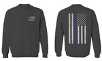 American Flag Thin Blue Line USA Police Support Lives Matter men's Crewneck Sweatshirt