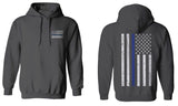 American Flag Thin Blue Line USA Police Support Lives Matter Sweatshirt Hoodie