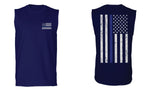 American Flag Thin Blue Line USA Police Support Lives Matter men Muscle Tank Top sleeveless t shirt