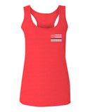 American Flag Thin Blue Line USA Police Support Lives Matter  women's Tank Top sleeveless Racerback