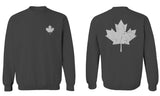 Canadian Maple Leaf Flag Canada Pride Vintage Style men's Crewneck Sweatshirt
