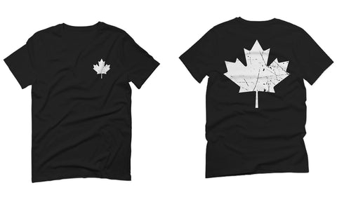 Canadian Maple Leaf Flag Canada Pride Vintage Style For men T Shirt