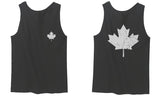 Canadian Maple Leaf Flag Canada Pride Vintage Style men's Tank Top