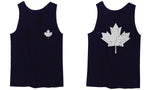 Canadian Maple Leaf Flag Canada Pride Vintage Style men's Tank Top