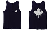 Canadian Maple Leaf Flag Canada Pride Vintage Style men's Tank Top