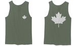 Canadian Maple Leaf Flag Canada Pride Vintage Style men's Tank Top