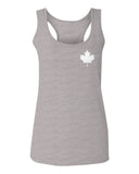 Canadian Maple Leaf Flag Canada Pride Vintage Style  women's Tank Top sleeveless Racerback