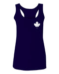 Canadian Maple Leaf Flag Canada Pride Vintage Style  women's Tank Top sleeveless Racerback