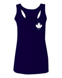 Canadian Maple Leaf Flag Canada Pride Vintage Style  women's Tank Top sleeveless Racerback