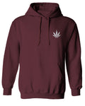 Vintage Weed Leaf Marihuana High Stoned Day Retro Cool Sweatshirt Hoodie