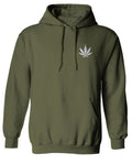 Vintage Weed Leaf Marihuana High Stoned Day Retro Cool Sweatshirt Hoodie