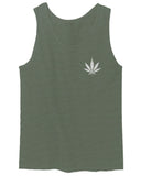 Vintage Weed Leaf Marihuana High Stoned Day Retro Cool men's Tank Top