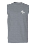 Vintage Weed Leaf Marihuana High Stoned Day Retro Cool men Muscle Tank Top sleeveless t shirt