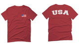 VICES AND VIRTUESS Vintage American Flag United States America Seal USA Marines For men T Shirt