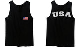 VICES AND VIRTUESS Vintage American Flag United States America Seal USA Marines men's Tank Top