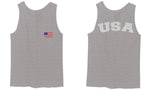 VICES AND VIRTUESS Vintage American Flag United States America Seal USA Marines men's Tank Top