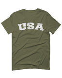 USA Vintage Patriotic American United States of America For men T Shirt