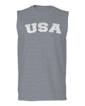 USA Vintage Patriotic American United States of America men Muscle Tank Top sleeveless t shirt