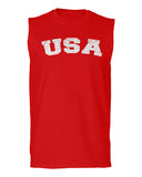 USA Vintage Patriotic American United States of America men Muscle Tank Top sleeveless t shirt
