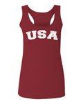 USA Vintage Patriotic American United States of America  women's Tank Top sleeveless Racerback