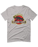 T Rex Hate Push UPS Funny Dinosaur Workout Fitness Gym For men T Shirt