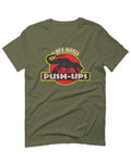 T Rex Hate Push UPS Funny Dinosaur Workout Fitness Gym For men T Shirt